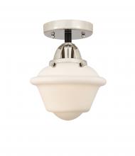 Innovations Lighting 288-1C-BPN-G531-LED - Oxford - 1 Light - 8 inch - Black Polished Nickel - Semi-Flush Mount