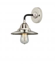 Innovations Lighting 288-1W-BPN-M1-PN-LED - Railroad - 1 Light - 8 inch - Black Polished Nickel - Sconce