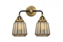 Innovations Lighting 288-2W-BAB-G146-LED - Chatham - 2 Light - 14 inch - Black Antique Brass - Bath Vanity Light