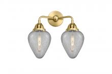 Innovations Lighting 288-2W-SG-G165-LED - Geneseo - 2 Light - 15 inch - Satin Gold - Bath Vanity Light