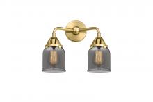 Innovations Lighting 288-2W-SG-G53-LED - Bell - 2 Light - 13 inch - Satin Gold - Bath Vanity Light