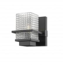  310-1W-BK-CL-LED - Wellfleet - 1 Light - 5 inch - Black - Bath Vanity Light