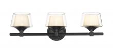 Innovations Lighting 311-3W-BK-CLW-LED - Laguna - 3 Light - 24 inch - Black - Bath Vanity Light