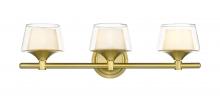 Innovations Lighting 311-3W-SG-CLW-LED - Laguna - 3 Light - 24 inch - Satin Gold - Bath Vanity Light