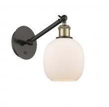 Innovations Lighting 317-1W-BAB-G101-LED - Belfast - 1 Light - 6 inch - Black Antique Brass - Sconce