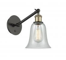 Innovations Lighting 317-1W-BAB-G2812-LED - Hanover - 1 Light - 6 inch - Black Antique Brass - Sconce