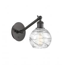 Innovations Lighting 317-1W-OB-G1213-6-LED - Athens Deco Swirl - 1 Light - 6 inch - Oil Rubbed Bronze - Sconce