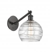 Innovations Lighting 317-1W-OB-G1213-8-LED - Athens Deco Swirl - 1 Light - 8 inch - Oil Rubbed Bronze - Sconce