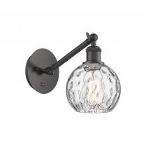 Innovations Lighting 317-1W-OB-G1215-6-LED - Athens Water Glass - 1 Light - 6 inch - Oil Rubbed Bronze - Sconce