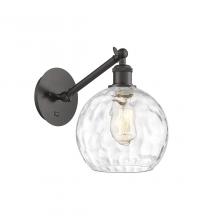 Innovations Lighting 317-1W-OB-G1215-8-LED - Athens Water Glass - 1 Light - 8 inch - Oil Rubbed Bronze - Sconce