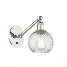 Innovations Lighting 317-1W-PN-G121-6-LED - Athens - 1 Light - 6 inch - Polished Nickel - Sconce