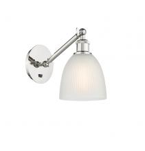 Innovations Lighting 317-1W-PN-G381-LED - Castile - 1 Light - 6 inch - Polished Nickel - Sconce