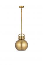 Innovations Lighting 410-1SM-BB-M410-10BB - Newton Sphere - 1 Light - 10 inch - Brushed Brass - Mini Pendant