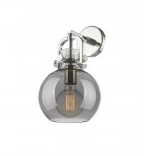 Innovations Lighting 410-1W-PN-G410-8SM - Newton Sphere - 1 Light - 8 inch - Polished Nickel - Sconce