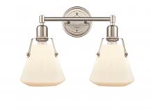  422-2W-SN-G4221-7-LED - Luna - 2 Light - 18 inch - Satin Nickel - Bath Vanity Light