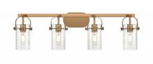 Innovations Lighting 423-4W-BB-G423-7SDY - Pilaster - 4 Light - 35 inch - Brushed Brass - Bath Vanity Light