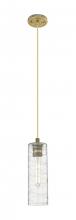 Innovations Lighting 434-1P-BB-G434-12DE - Crown Point - 1 Light - 5 inch - Brushed Brass - Pendant