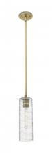 Innovations Lighting 434-1S-BB-G434-12DE - Crown Point - 1 Light - 5 inch - Brushed Brass - Pendant