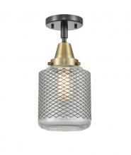 Innovations Lighting 447-1C-BAB-G262-LED - Stanton - 1 Light - 6 inch - Black Antique Brass - Flush Mount