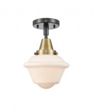 Innovations Lighting 447-1C-BAB-G531-LED - Oxford - 1 Light - 8 inch - Black Antique Brass - Flush Mount