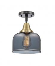 Innovations Lighting 447-1C-BAB-G73-LED - Bell - 1 Light - 8 inch - Black Antique Brass - Flush Mount