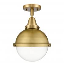 Innovations Lighting 447-1C-BB-HFS-82-BB-LED - Hampden - 1 Light - 9 inch - Brushed Brass - Flush Mount