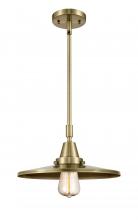 Innovations Lighting 447-1S-AB-MFR-AB-12-LED - Appalachian - 1 Light - 12 inch - Antique Brass - Mini Pendant