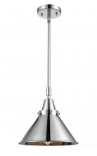 Innovations Lighting 447-1S-PC-M10-PC-LED - Briarcliff - 1 Light - 10 inch - Polished Chrome - Mini Pendant