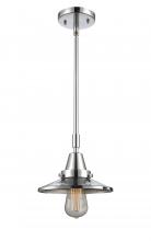 Innovations Lighting 447-1S-PC-M7-LED - Railroad - 1 Light - 8 inch - Polished Chrome - Mini Pendant