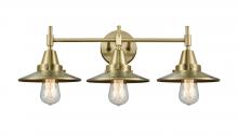 Innovations Lighting 447-3W-AB-M4-AB-LED - Railroad - 3 Light - 26 inch - Antique Brass - Bath Vanity Light