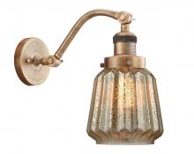 Innovations Lighting 515-1W-BB-G146-LED - Chatham - 1 Light - 7 inch - Brushed Brass - Sconce