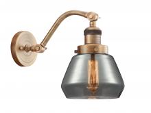 Innovations Lighting 515-1W-BB-G173-LED - Fulton - 1 Light - 7 inch - Brushed Brass - Sconce