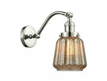 Innovations Lighting 515-1W-PN-G146-LED - Chatham - 1 Light - 7 inch - Polished Nickel - Sconce