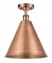 Innovations Lighting 516-1C-AC-MBC-16-AC-LED - Berkshire - 1 Light - 16 inch - Antique Copper - Semi-Flush Mount