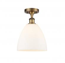 Innovations Lighting 516-1C-BB-GBD-91-LED - Bristol - 1 Light - 9 inch - Brushed Brass - Semi-Flush Mount