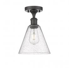 Innovations Lighting 516-1C-OB-GBC-84-LED - Berkshire - 1 Light - 8 inch - Oil Rubbed Bronze - Semi-Flush Mount