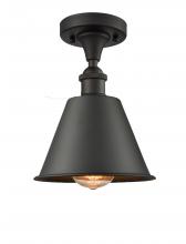 Innovations Lighting 516-1C-OB-M8-LED - Smithfield - 1 Light - 7 inch - Oil Rubbed Bronze - Semi-Flush Mount