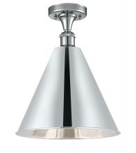 Innovations Lighting 516-1C-PC-MBC-16-PC-LED - Berkshire - 1 Light - 16 inch - Polished Chrome - Semi-Flush Mount