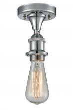 Innovations Lighting 516-1C-PC-LED - Bare Bulb - 1 Light - 5 inch - Polished Chrome - Semi-Flush Mount