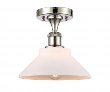 Innovations Lighting 516-1C-PN-G131-LED - Orwell - 1 Light - 8 inch - Polished Nickel - Semi-Flush Mount