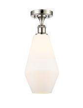 Innovations Lighting 516-1C-PN-G651-7-LED - Cindyrella - 1 Light - 7 inch - Polished Nickel - Semi-Flush Mount