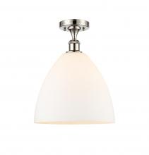 Innovations Lighting 516-1C-PN-GBD-121-LED - Bristol - 1 Light - 12 inch - Polished Nickel - Semi-Flush Mount