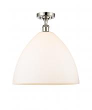 Innovations Lighting 516-1C-PN-GBD-161-LED - Bristol - 1 Light - 16 inch - Polished Nickel - Semi-Flush Mount