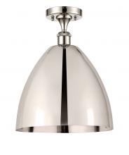 Innovations Lighting 516-1C-PN-MBD-12-PN-LED - Bristol - 1 Light - 12 inch - Polished Nickel - Semi-Flush Mount