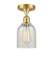 Innovations Lighting 516-1C-SG-G2511-LED - Caledonia - 1 Light - 5 inch - Satin Gold - Semi-Flush Mount