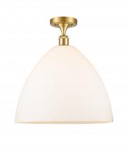 Innovations Lighting 516-1C-SG-GBD-161-LED - Bristol - 1 Light - 16 inch - Satin Gold - Semi-Flush Mount