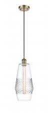 Innovations Lighting 516-1P-AB-G682-7-LED - Windham - 1 Light - 7 inch - Antique Brass - Cord hung - Mini Pendant