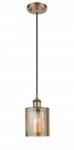 Innovations Lighting 516-1P-BB-G116-LED - Cobbleskill - 1 Light - 5 inch - Brushed Brass - Cord hung - Mini Pendant