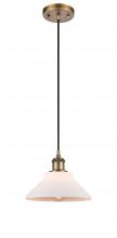 Innovations Lighting 516-1P-BB-G131-LED - Orwell - 1 Light - 8 inch - Brushed Brass - Cord hung - Mini Pendant