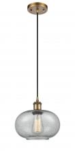 Innovations Lighting 516-1P-BB-G247-LED - Gorham - 1 Light - 10 inch - Brushed Brass - Cord hung - Mini Pendant